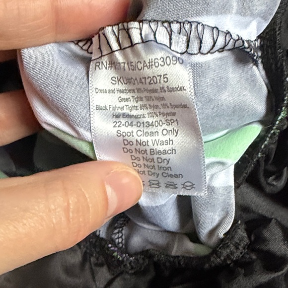 Kids Glow in the Dark Neon Clown Costume - Picture 4 of 5